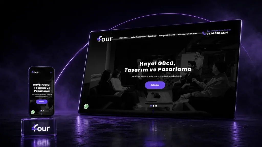 Four Creative web sitesi tasarımı
